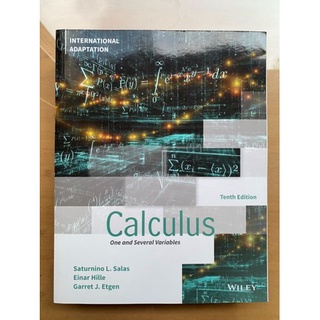 Calculus: One and Several Variables, 10th Edition, International Adaptation by Salas (Wiley Textbook)