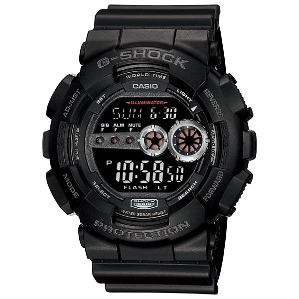 นาฬิกา คาสิโอ Casio G-Shock Standard digital รุ่น GD-100-1B "Black Gundum"