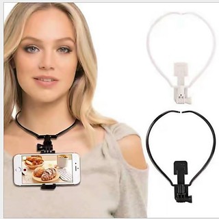 Collar hanging neck self-timer video for mobile phone