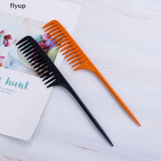 Flyup 1 ชิ้น ปลายหางหวี แปรงผม เครื่องมือทําผม Diy หวีซี่กว้าง