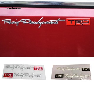 สติ๊กเกอร์ลาย 3 D สำหรับติดรถยนต์ TRD