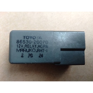 รีเลย์แตร TOYOTA โตโยต้า AE100 ST190 ST170 3ขา 12V. สีดำ (แท้ญี่ปุ่น มือ2)