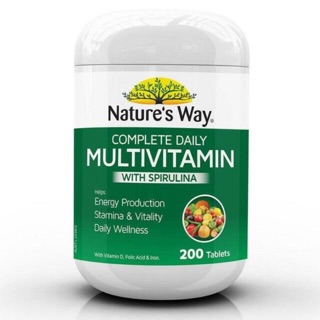 Natures Way Complete Daily Multivitamin with Antioxidants  200 เม็ด