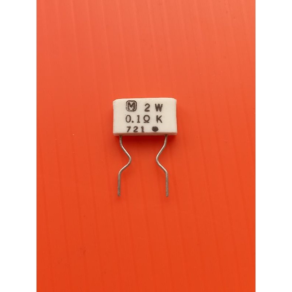 ตัวต้านทาน 2 W 0.1 ohm แบบกระเบื้อง