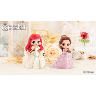 ฟิกเกอร์แท้🇯🇵Q posket Disney Characters -Dreamy Style Glitter Collection-vol.1 #ariel #belle