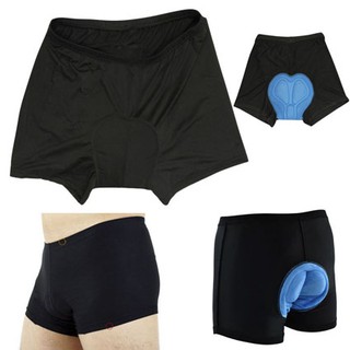 กางเกงปั่นจักรยาน Boxer สีดำ รหัส BX001