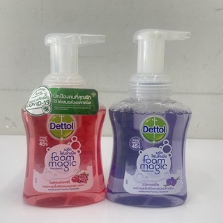 Dettol Foam Magic Antibacterial Hand Wash เดทตอล โฟม เมจิค แฮนด์ วอช โฟมล้างมือ มี 2 กลิ่น 250 มล.