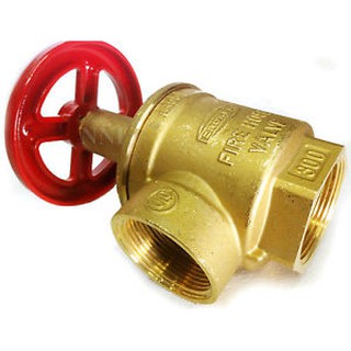 หัวจ่ายน้ำดับเพลิงAngle Hose Valve 2.5" / "LOCAL" Angle Valve 2.5" NPT Thread, Brass cast / วาว์ลดับเพลิง