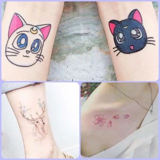 เซ็ท 30 แผ่น แทททูสไตล์ญี่ปุ่น ลายดอกไม้ ลายเท่ๆ(รอยสักชั่วคราว) sticker tattoo