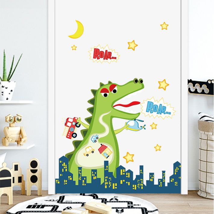 Dinosaur Monster SK9362 (90x60) - สติ๊กเกอร์ติดผนัง