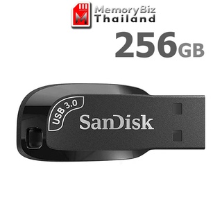 SanDisk Ultra Shift USB 3.0 Flash Drive CZ410 256GB  Black compact design   SDCZ410-256G-G46 แฟลซไดร์ฟ ประกัน Synnex 5ปี