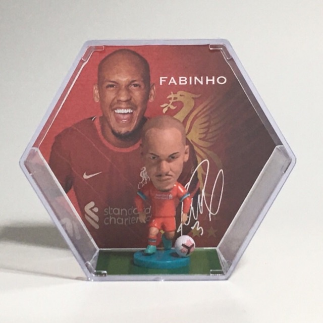 Liverpool โมเดลนักฟุตบอล Fabinho พร้อมกล่องอะคริลิก