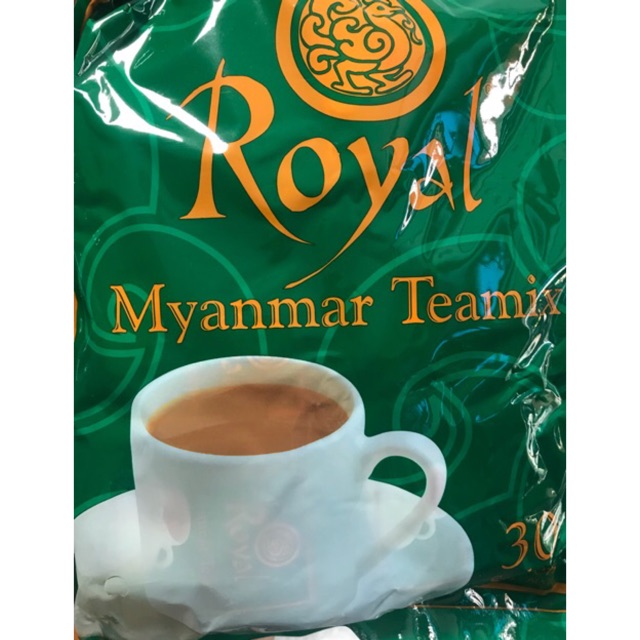 ลดไปเลยจร้า !! 😊 ชาพม่า Royal Myanmar Tea mix บรรจุ 30 ซอง  🙏🏻😁😍