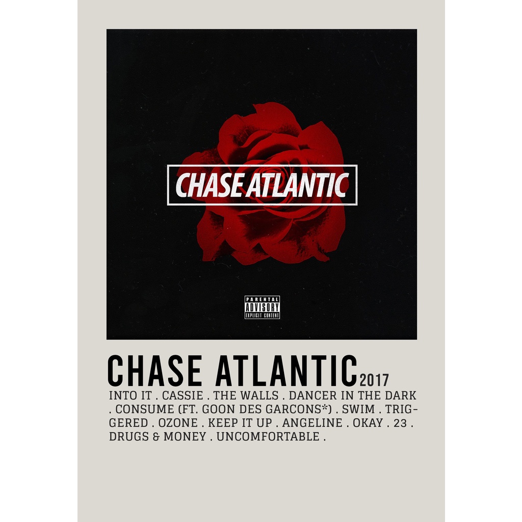 โปสเตอร์ปกอัลบั้ม CHASE ATLANTIC โดย Chase Atlantic วงดังสําหรับห้อง/ผนัง