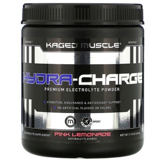 New 🌟🌟PreOrder✅ Kaged Muscle, Hydra-Charge, Premium Electrolyte Powder, Pink Lemonade, 9.73 oz (276 g)🇺🇸
