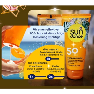 Sundance Sonnencreme ครีมกันแดดทาหน้าราคาเบาๆ จากประเทศเยอรมัน ขนาด 100 ml เนื้อบางเบาไม่เหนียวเหนอะหนะ