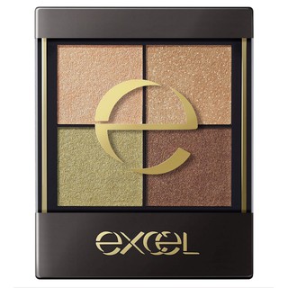 EXCEL อายแชโดว์ เอ๊กซ์เซล เรียล โคลทซ์ แชโดว์ สูตรสควาเลน สีเบจ มูตอง CS05 ขนาด 10.5 กรัม / EXCEL Real Clothes Eye Palet