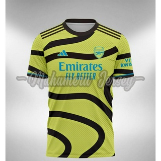 เสื้อกีฬาแขนสั้น ลายทีม Arsenall 2023 2024