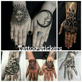 สติ๊กเกอร์รอยสักชั่วคราวกันน้ำได้ Tattoo stickers