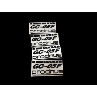 สติ๊กเกอร์ขอบล้อรถยนต์ prodriue gc-05f (งานตัด)