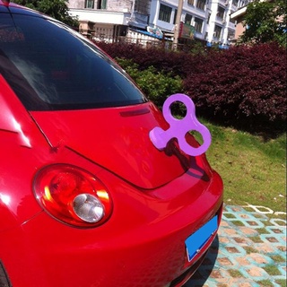อุปกรณ์เสริมนาฬิกากันน็อค สีม่วง สําหรับตกแต่งกระจกมองหลังรถยนต์