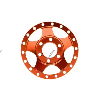 ของแต่งล้อสำหรับรถบังคับรถสเกล  BRPBF002OR :  BOOMRACING ProBuild™ Alum SV5 แผ่นปิดหน้า สีส้ม
