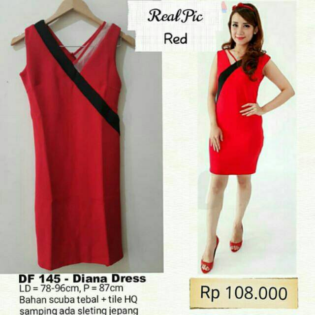 DIANA RED DRESS*****