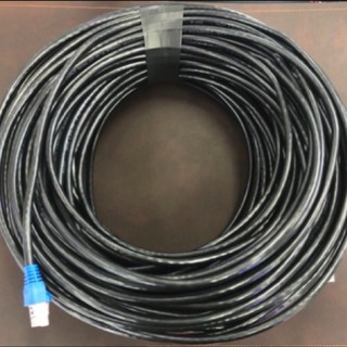 Cable Cat5e Outdoor 50M สายแลน(ภายนอกอาคาร)สำเร็จรูปพร้อมใช้งาน ยาว 50 เมตร (Black)