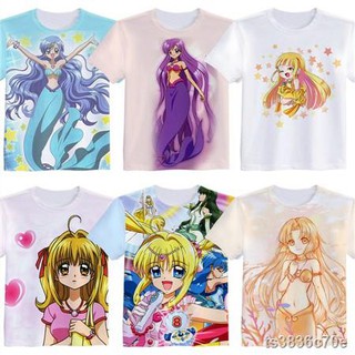ราคาต่ำสุดในสต็อกในกรุงเทพ✠☢⊙Mermaid Melody Pearl เสื้อยืดเมอร์เมด Baosheng โบอิ้งลำลองน่ารักฤดูร้อนแขนสั้น