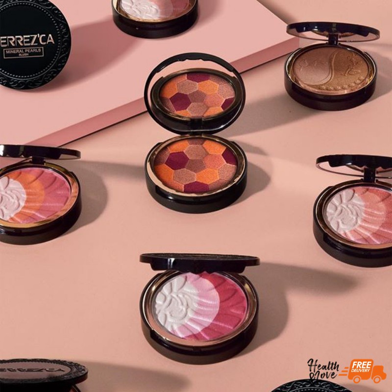 (ของแท้พร้อมส่ง) MERREZCA Mineral Pearls Blush บลัชออน เมอร์เรซก้า ...
