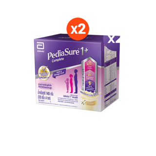 [ส่งฟรี!] [ขายดี] Pediasure พีเดียชัวร์ 1+ วานิลลา 1480 กรัม 2 กล่อง Pediasure 1+ Complete Vanilla 1480g x 2