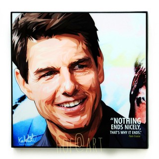 Tom Cruise ทอม ครูซ นักแสดง Hollywood หนัง Movie รูปภาพ​ติดผนัง pop art กรอบรูป แต่งบ้าน ของขวัญ โปสเตอร์ รูปภาพ