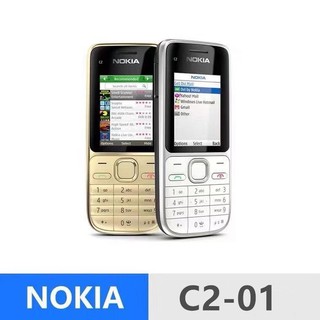 [3G] NOKIA C2 Original Refurbished โนเกียเเท้ รองรับ 3G มีกล้องหลัง คลื่นชัดทุกค่าย สี GOLD,BLACK