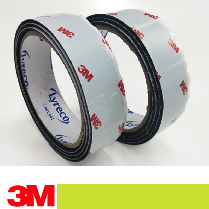 3M SJ3526 Hook-and-Loop Recomable Fastener,Hook Hook-and-Loop กาวที่ได้รับการยอมรับสีดํา