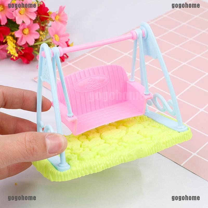 GG Swing Set สําหรับตุ๊กตาสาวตุ๊กตาของเล่นเฟอร์นิเจอร์