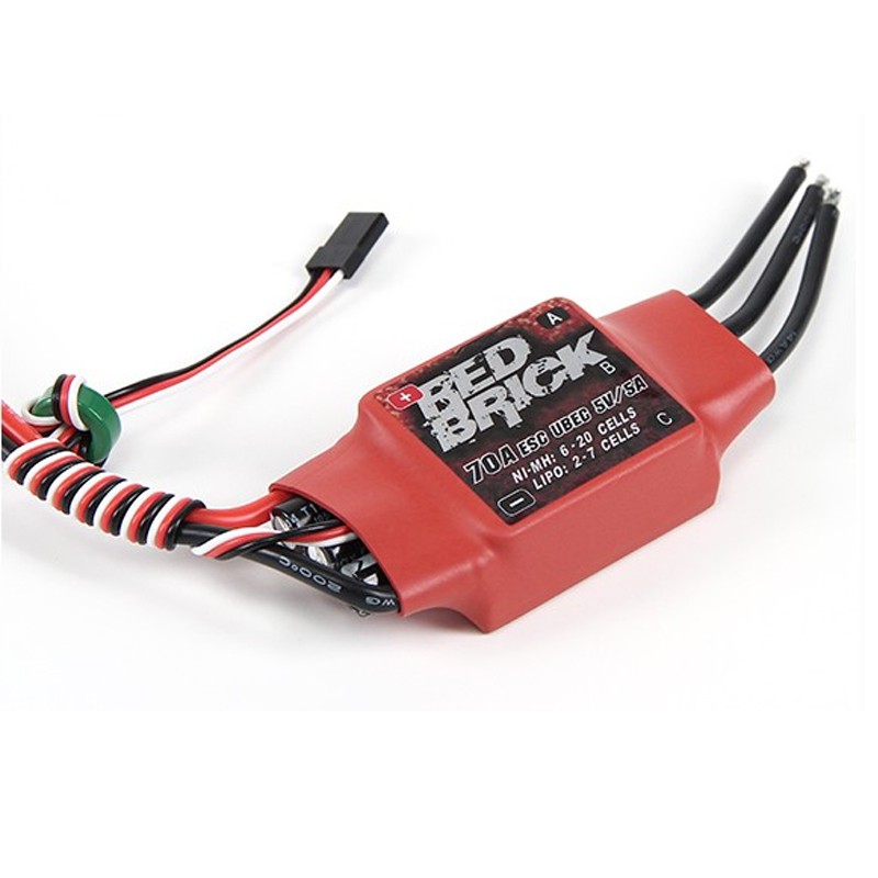 อิฐแดง 50A / 70A / 80A / 100A / 125A / 200A ไร้แปรงถ่าน ESC สําหรับ FPV