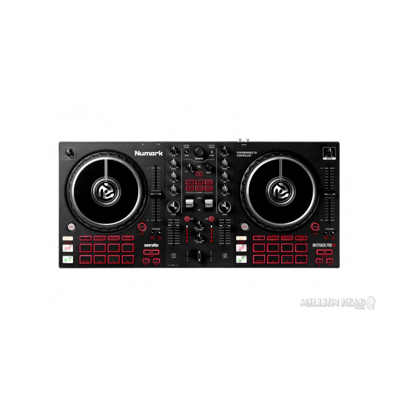 Numark : Mixtrack Pro FX (เครื่องเล่น DJ Controller ขนาด 2 แชแนล มาพร้อมการใช้งานได้ถึง 2 Deck Dual เหมาะสำหรับมืออาชีพ)