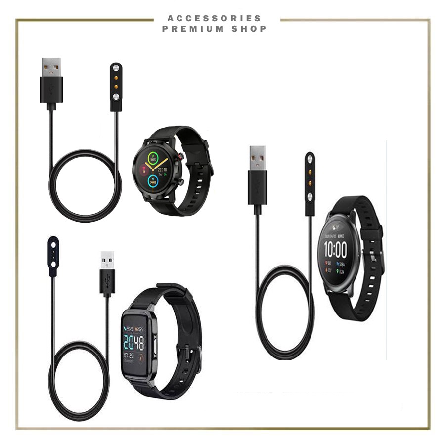เครื่องชาร์จแม่เหล็ก USB สําหรับ Haylou Solar LS05 , LS05S (RT) , LS01 , LS02 , GST , RT2 , RS3 LS04