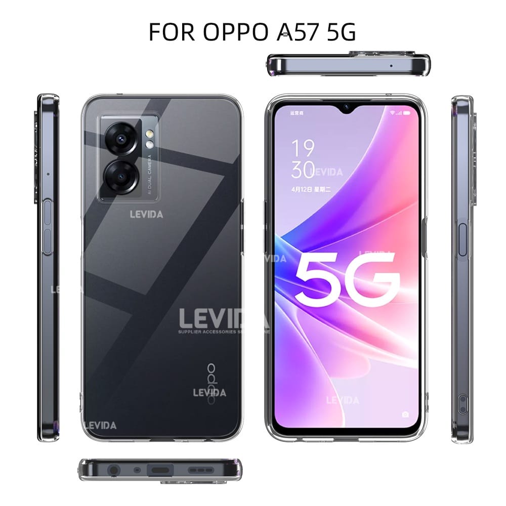Oppo A57 5g Oppo A1k Oppo A95 4g Softcase Clear 2.0mm Case Bening Oppo A57 5g Oppo A1k Oppo A95 4g
