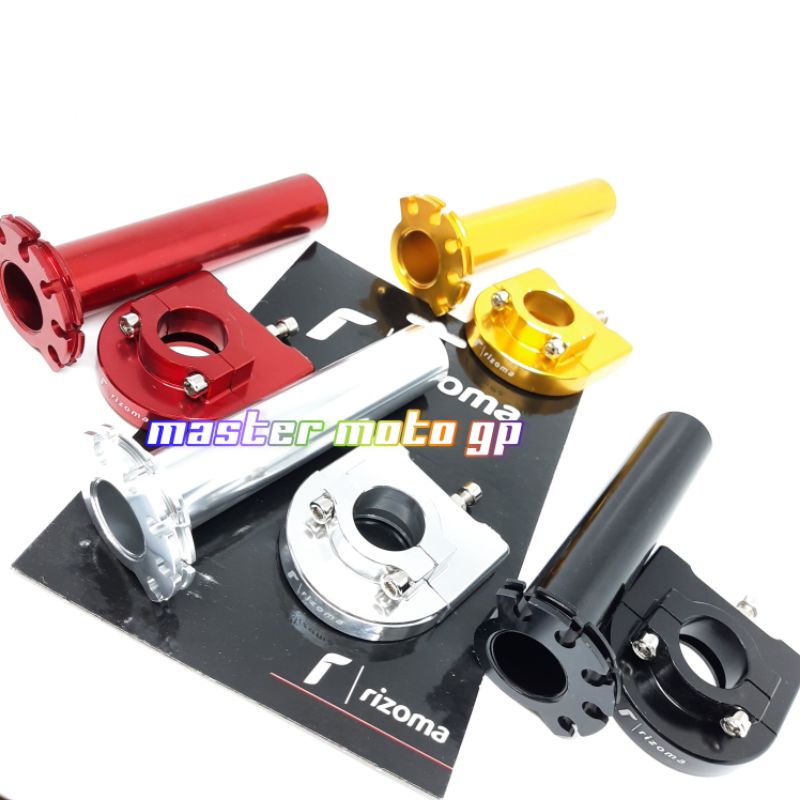 แก๊ส Slonsong แก๊ส Spontan Cnc Rizoma Universal Active แก๊สแขน 2 สายรู Rizoma cnc mio Beat Vario sco