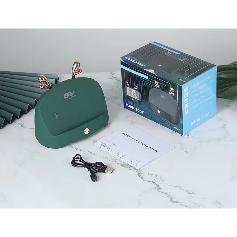 （พร้อมส่ง）ลำโพงไร้สายอัจฉริยะพลังผลักดัน หรือโทรศัพท์มือถือ ลำโพงเซ็นเซอร์ขยายเสียงรุ่นXM-318
