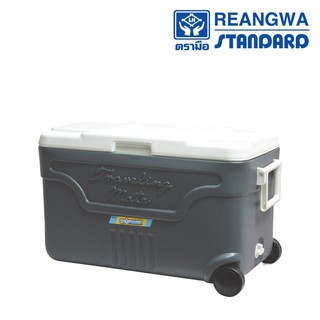 REANGWA STANDARD-SNOW BANK กระติกคูลเลอร์ เก็บความเย็น มีล้อลาก 40 ลิตร สีเทา RW 0340