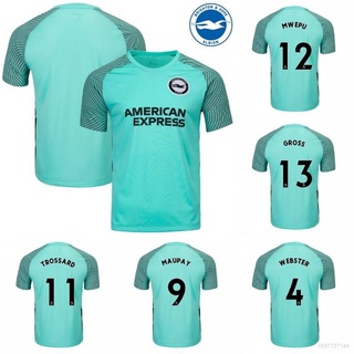 เสื้อยืดแขนสั้น Plus Size ลายทีมฟุตบอล Brighton Hove Albion 21-22