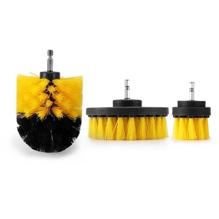 VANA 4/11Pcs เจาะ แปรงทำความสะอาด ชุด Power Scrubber สำหรับทำความสะอาด ห้องอาบน้ำ แปรงทำความสะอาดอ่างอาบน้ำ
