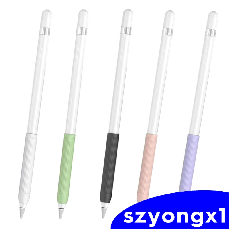 ปลอกซิลิโคนนุ่มสําหรับ Apple Pencil 1st And 2nd สีขาว
