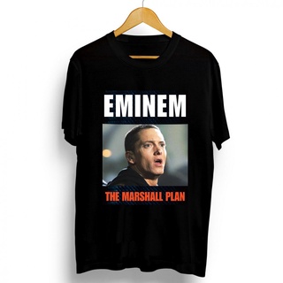 [COD]เสื้อยืด ผ้าฝ้าย พิมพ์ลายกราฟฟิค Eminem Rapper ขนาดเล็ก เข้ากับทุกการแต่งกาย สีดํา สําหรับผู้ชาย