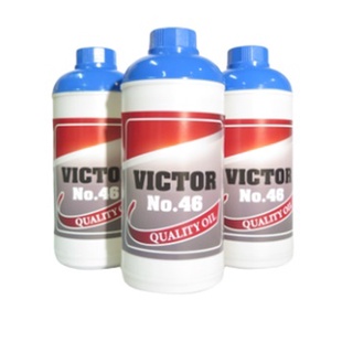 น้ำมันคอม ยี่ห้อ VICTOR  NO. 46  น้ำมันคอมเพลสเซอร์ ขนาด 1 ลิตร สำหรับใช้เติมคอมฯแอร์บ้าน