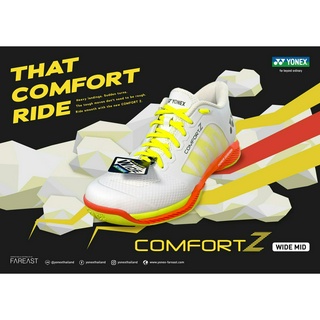 รองเท้าแบดมินตัน Yonex รุ่นใหม่ล่าสุด Power Cushion Comfort Z (Wide) รองเท้าหน้ากว้าง เบา นุ่มกระชับเท้า รองรับแรงกระแทก