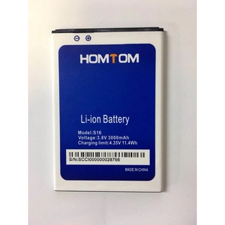 100% Original S16 Battery 3000mAh Replacement 5.5inch HOMTOM S16 Mobile Phone Battery