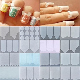 ♥Bdf♥สติกเกอร์ลายฉลุ สไตล์ฝรั่งเศส สําหรับตกแต่งเล็บ DIY 18 แพ็ค